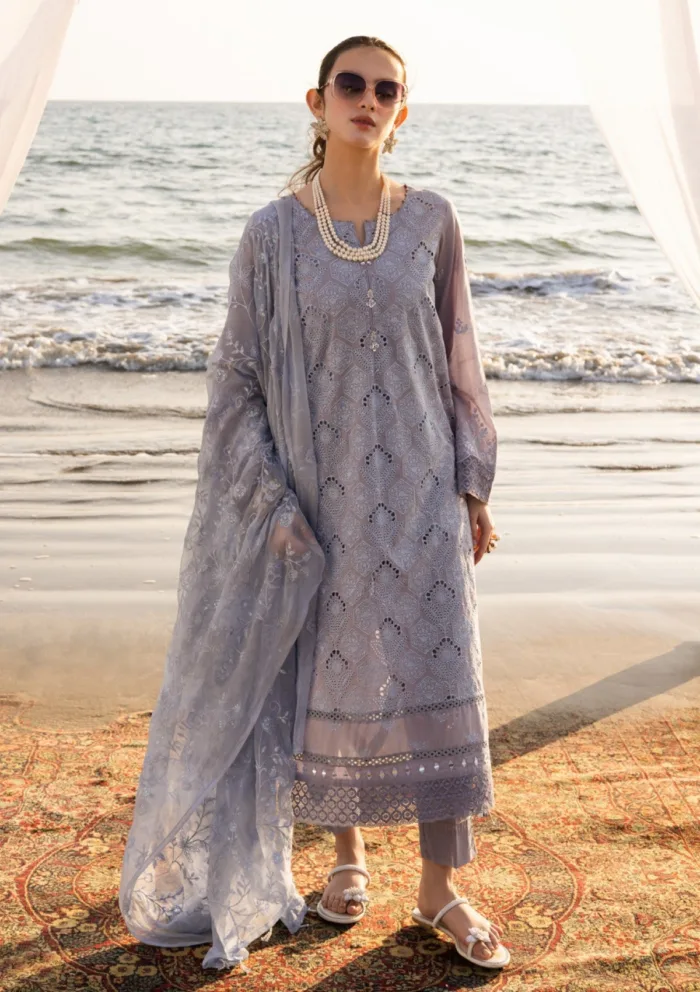 Riaz Arts RT25 431 Tehzeeb Chikankari Luxury Lawn Collection - Image 4