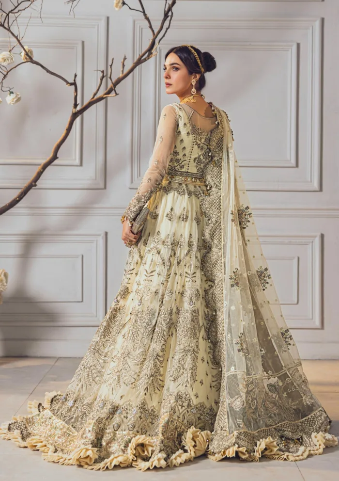 Rubaaiyat Off White Wedding Edit 24 Luxury Lawn Collection - Image 3