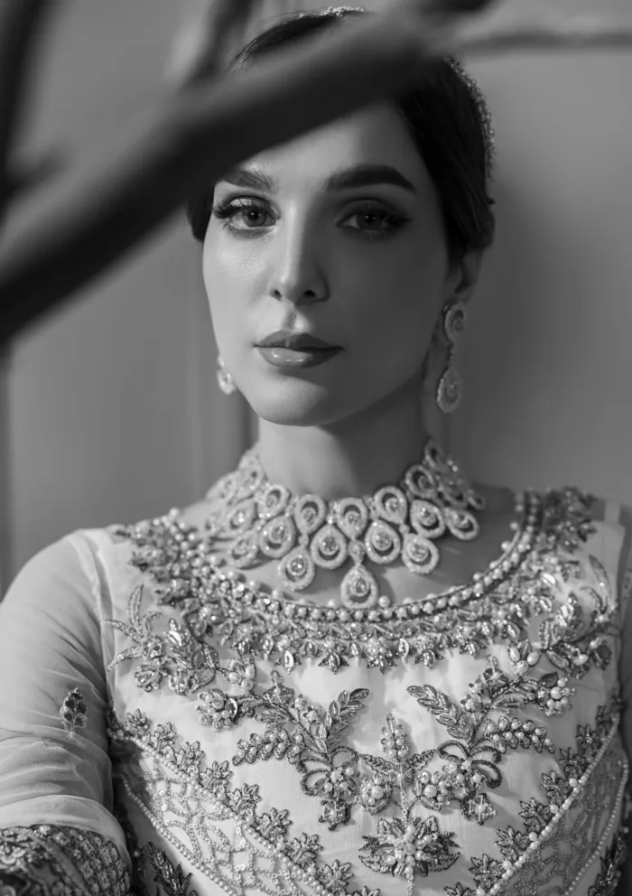 Rubaaiyat Off White Wedding Edit 24 Luxury Lawn Collection - Image 9