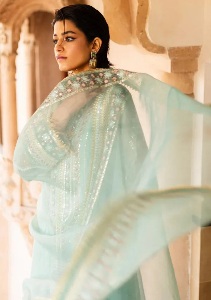Saad Shaikh Festive Edit BAREEN Jahan Luxury Lawn Collection - Image 3