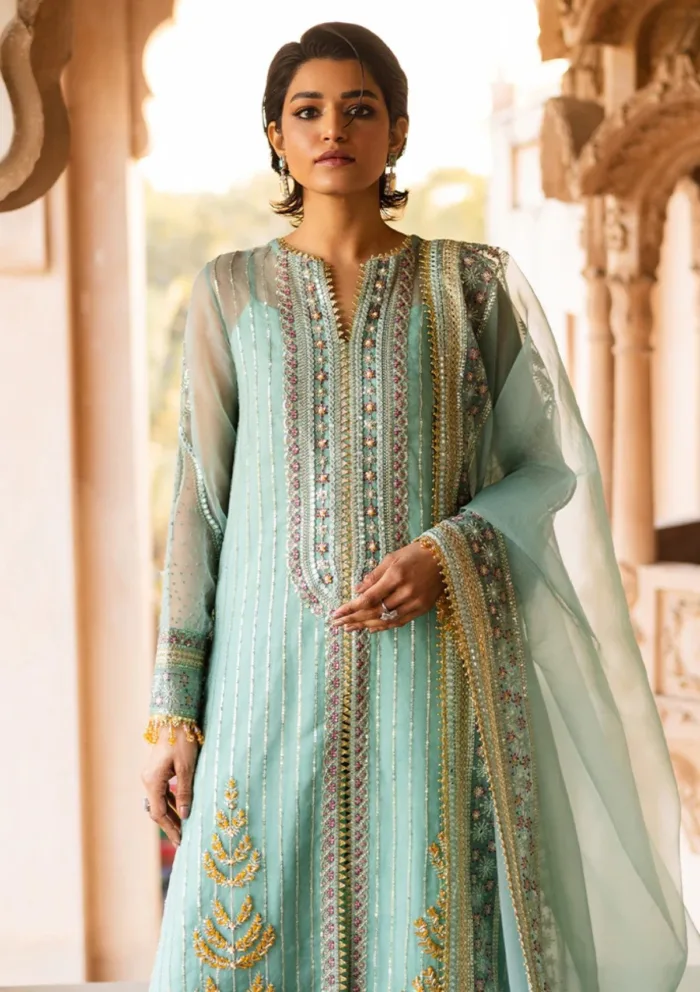 Saad Shaikh Festive Edit BAREEN Jahan Luxury Lawn Collection - Image 4