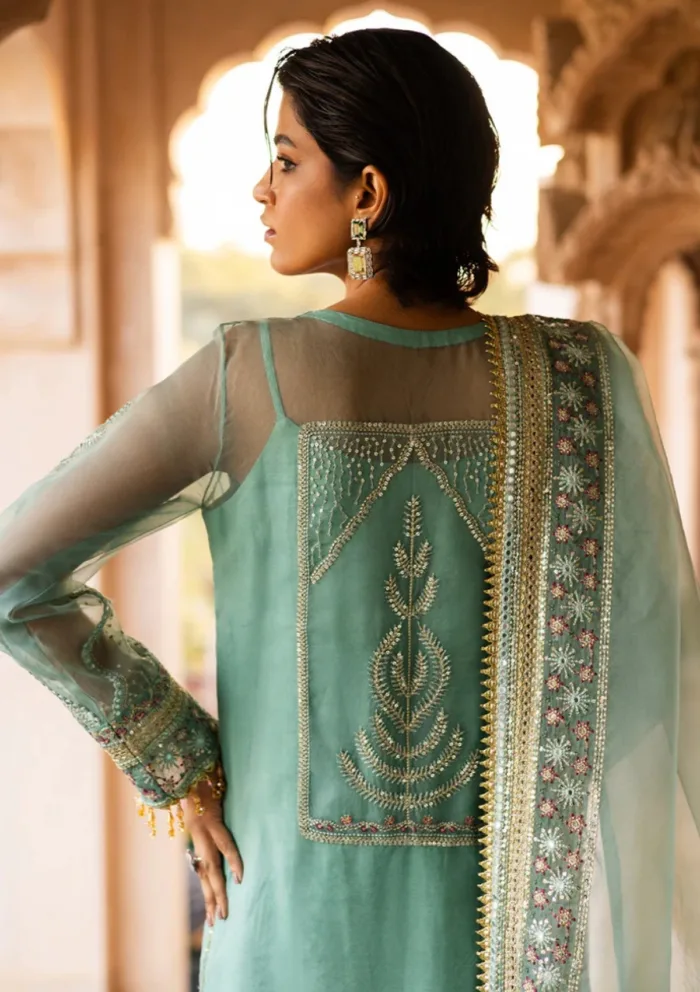 Saad Shaikh Festive Edit BAREEN Jahan Luxury Lawn Collection - Image 5
