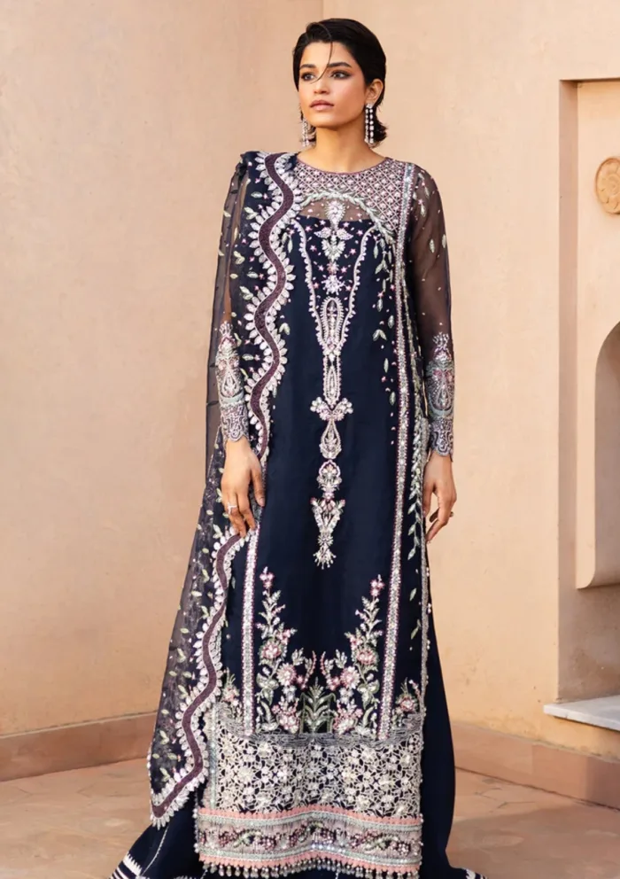 Saad Shaikh Festive Edit HAYAT Jahan Luxury Lawn Collection - Image 3