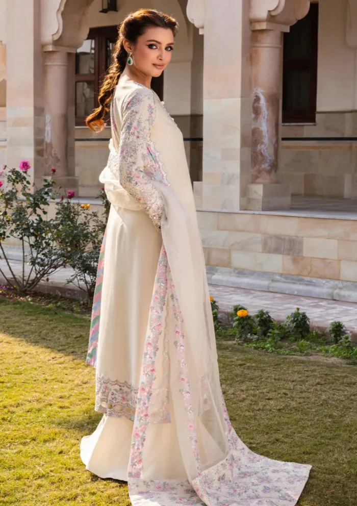 Saad Shaikh Festive Edit HOOR Jahan Luxury Lawn Collection - Image 5