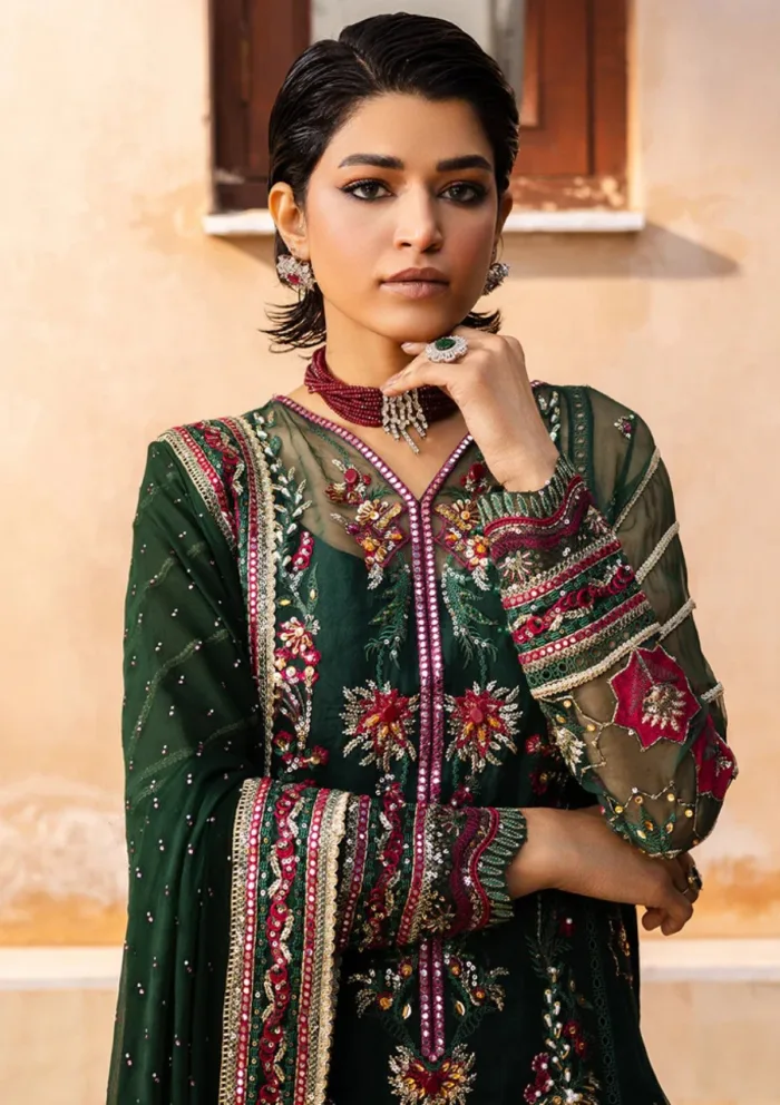 Saad Shaikh Festive Edit SANDALI Jahan Luxury Lawn Collection - Image 3