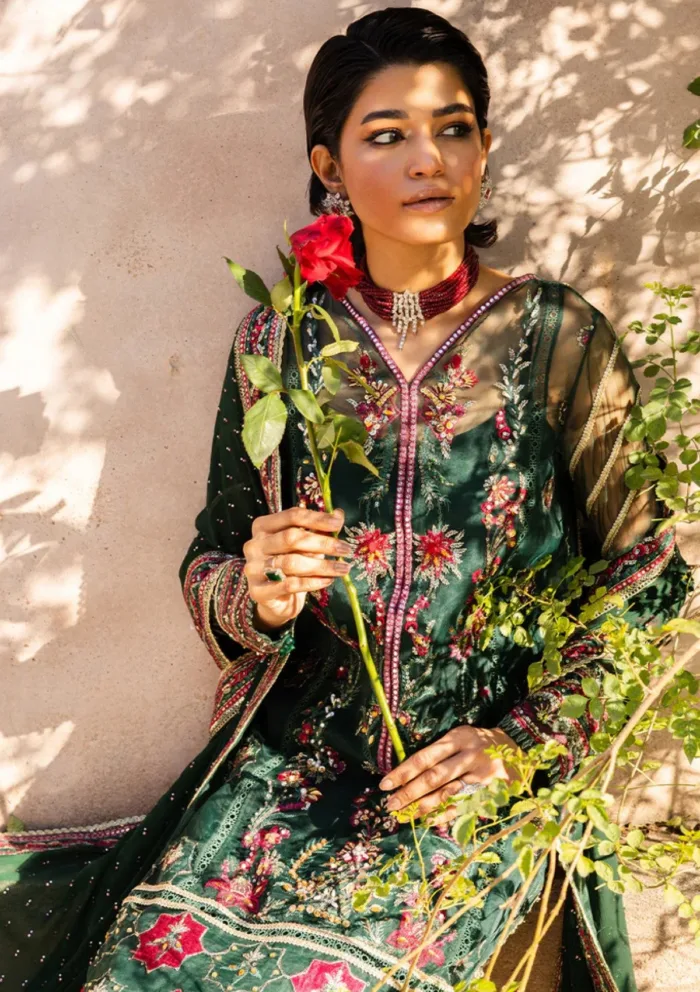 Saad Shaikh Festive Edit SANDALI Jahan Luxury Lawn Collection - Image 5