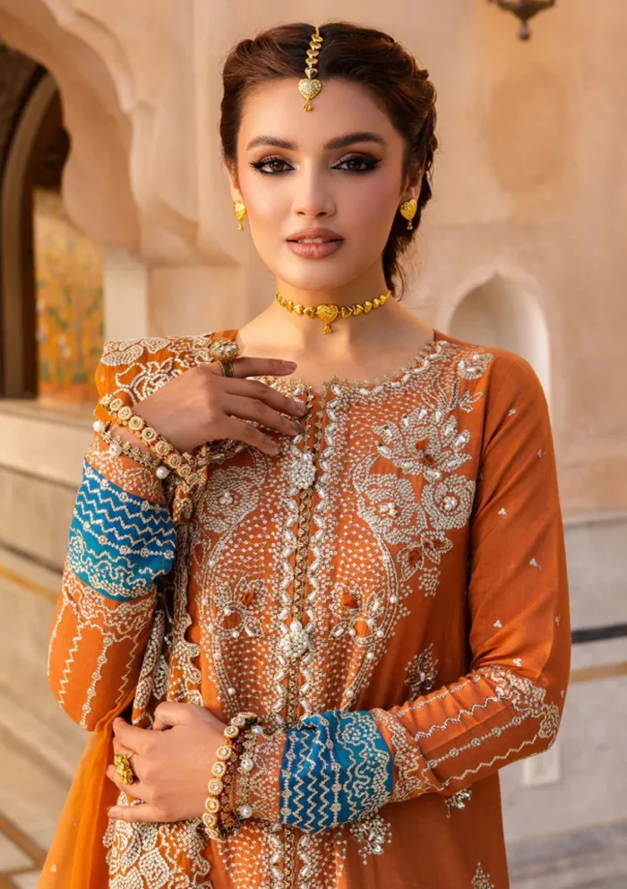 Saad Shaikh Festive Edit SEHR Jahan Luxury Lawn Collection - Image 3