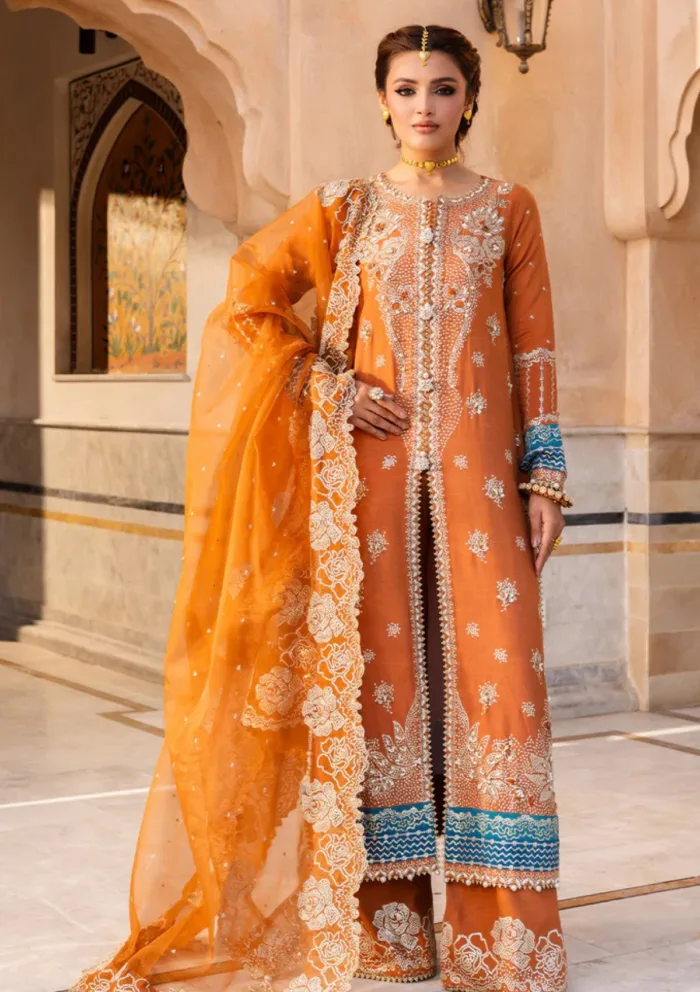 Saad Shaikh Festive Edit SEHR Jahan Luxury Lawn Collection - Image 5