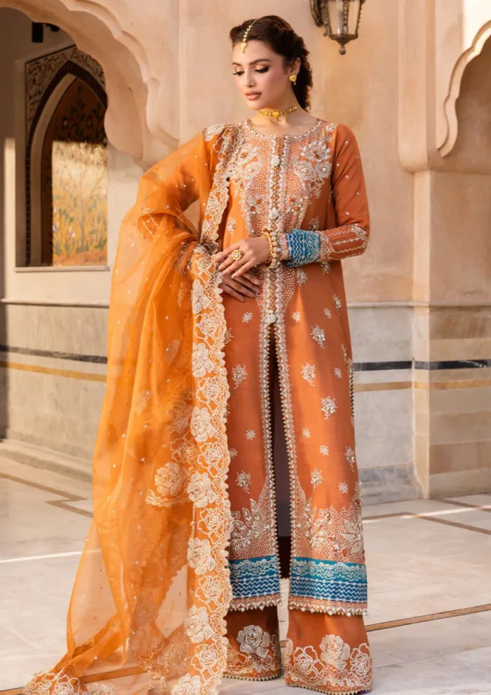 Saad Shaikh Festive Edit SEHR Jahan Luxury Lawn Collection - Image 6