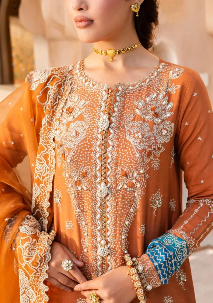 Saad Shaikh Festive Edit SEHR Jahan Luxury Lawn Collection - Image 7