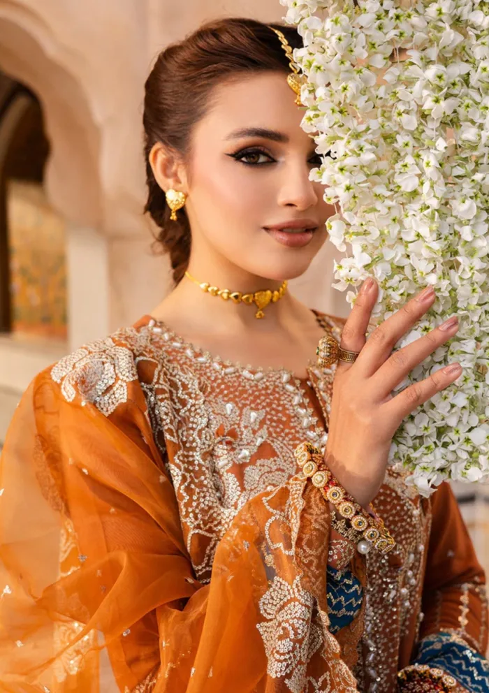 Saad Shaikh Festive Edit SEHR Jahan Luxury Lawn Collection - Image 8