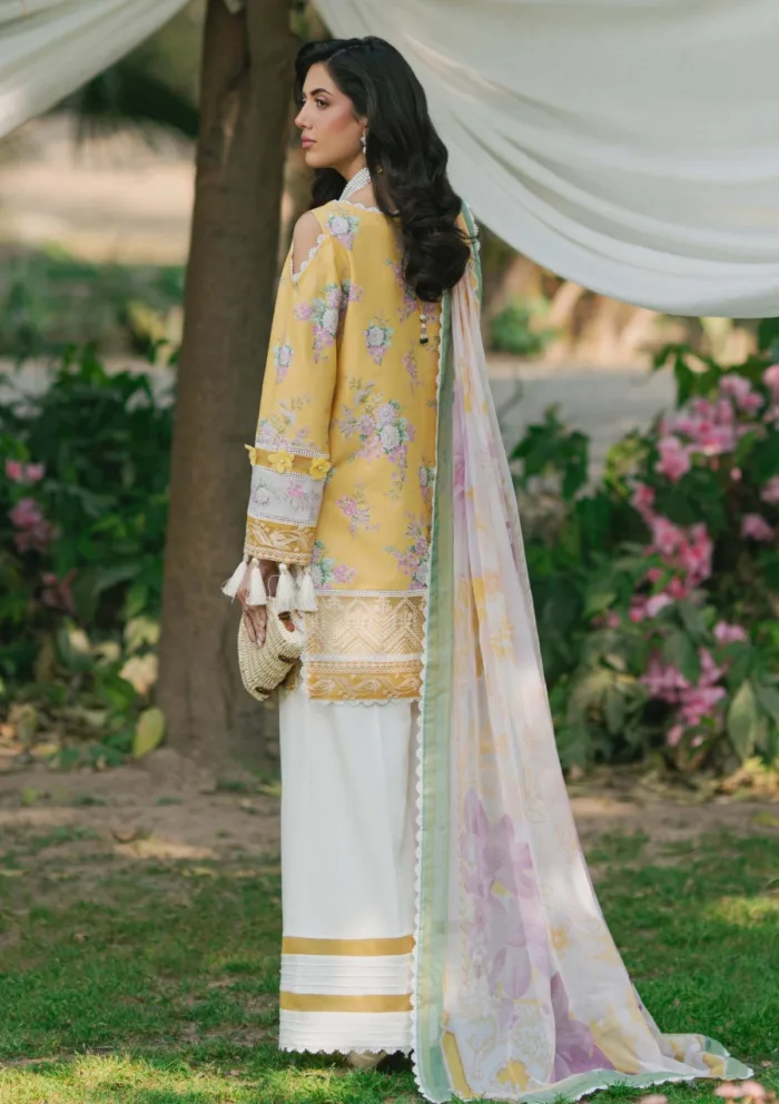 Saad Shaikh Husna Nature's Whisper Luxury Lawn Collection - Image 3