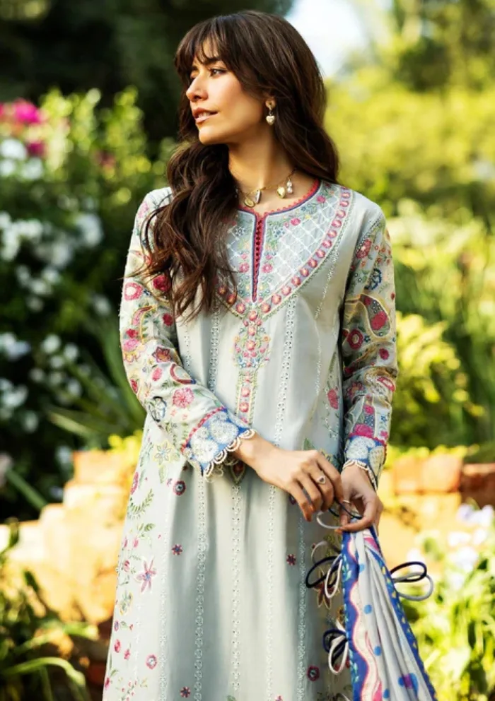 Sadaf Fawad Khan PAISLEY GARDEN A Siraa 25 Luxury Lawn Collection - Image 2