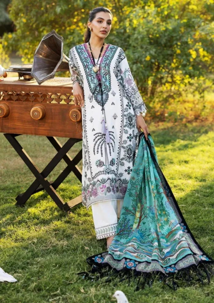 Sadaf Fawad Khan PALM ISLAND B Siraa 25 Luxury Lawn Collection - Image 3