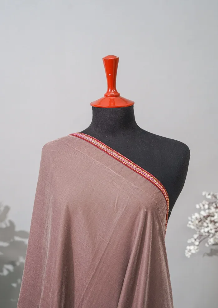Sadias Collection D 26 Velvet Shawl Luxury Lawn Collection - Image 2