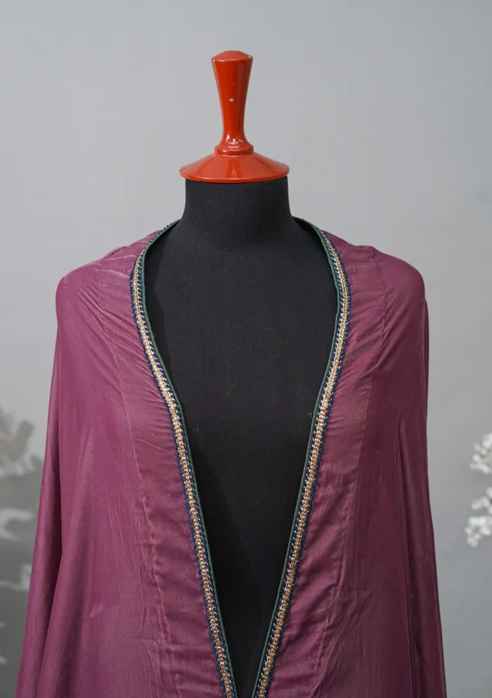 Sadias Collection D 30 Velvet Shawl Luxury Lawn Collection - Image 2