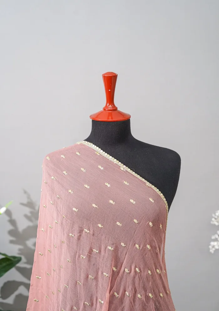 Sadias Collection D 38 Chiffon Shawl Luxury Lawn Collection - Image 2