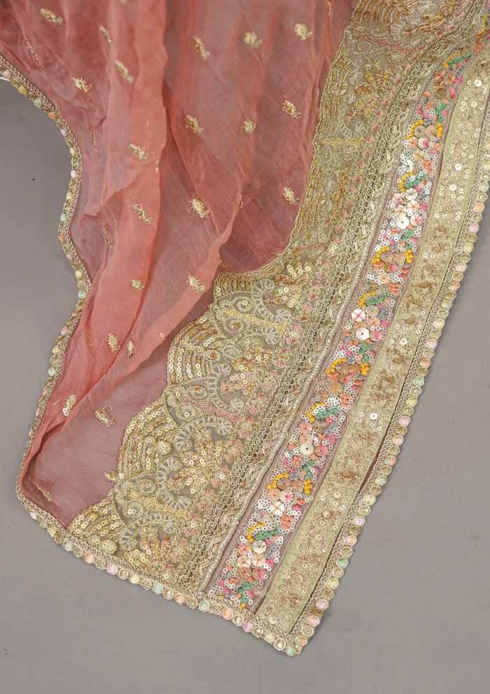 Sadias Collection D 38 Chiffon Shawl Luxury Lawn Collection - Image 3