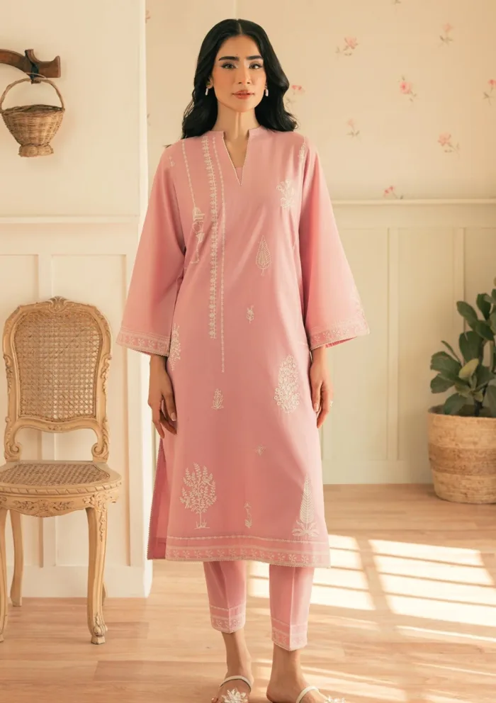 Sahar SSCK ZH V2 01 Pink Poise Spring Summer Luxury Lawn Collection - Image 4