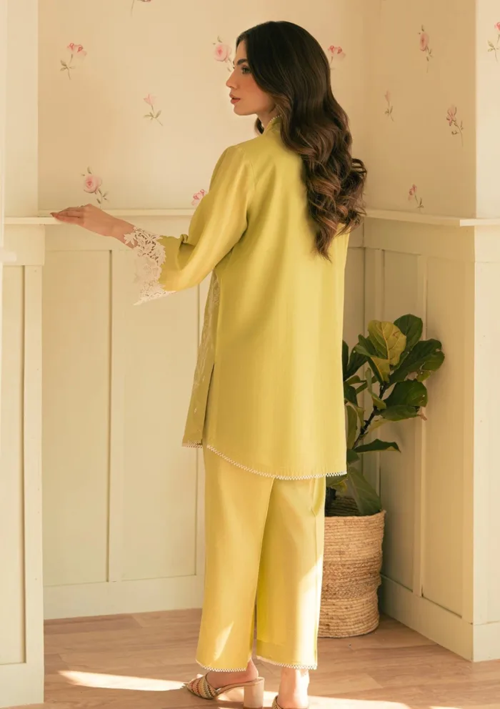 Sahar SSCK ZH V2 02 Chartreuse Chic Spring Summer Luxury Lawn Collection - Image 2