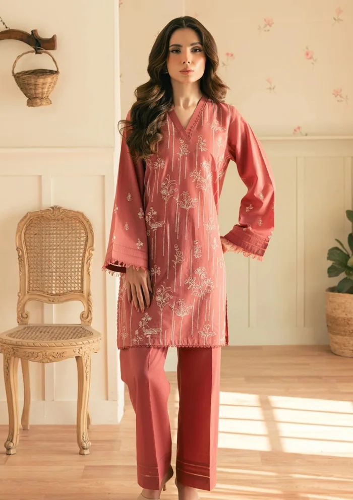 Sahar SSCK ZH V2 03 Dusky Peony Spring Summer Luxury Lawn Collection - Image 4