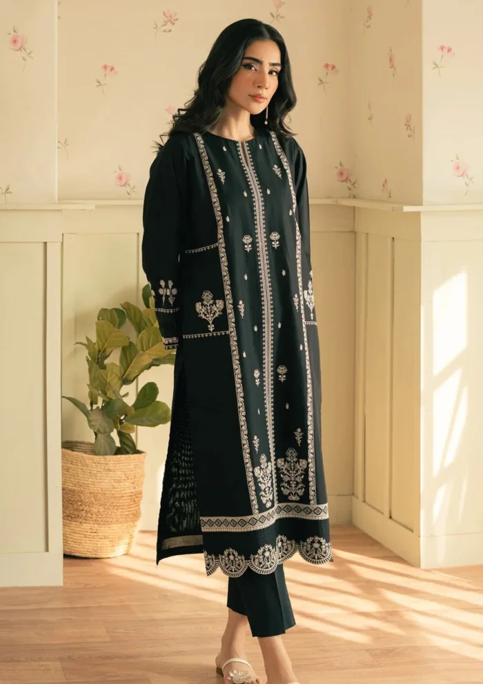Sahar SSCK ZH V2 07 Onyx Aura Spring Summer Luxury Lawn Collection - Image 4