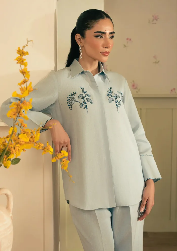 Sahar SSMF MH V1 02 Sky Drift Spring Summer Luxury Lawn Collection - Image 4