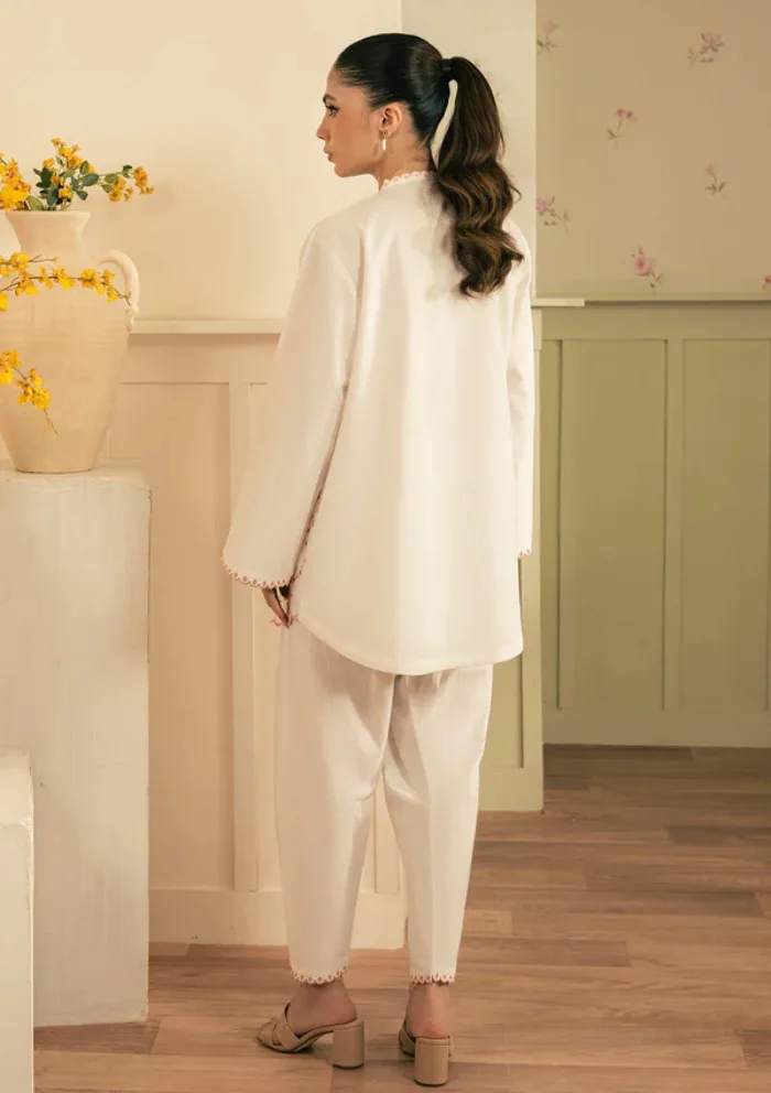 Sahar SSMF MH V2 03 Cream Cloud Spring Summer Luxury Lawn Collection - Image 2