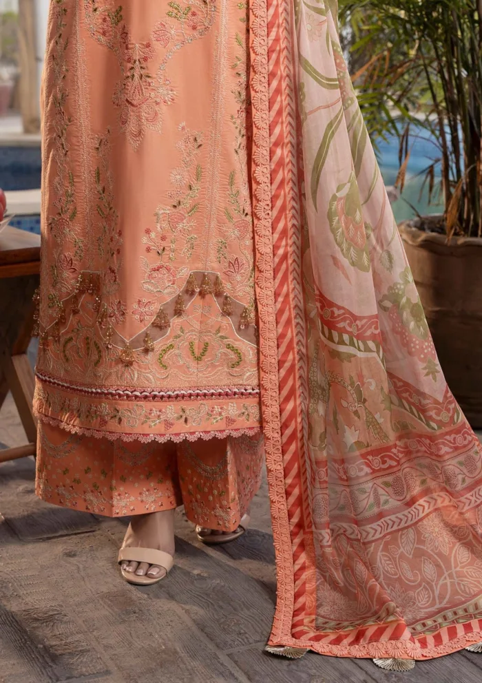 Shurooq SLL 04 Zyra Luxury Lawn 25 Collection - Image 4