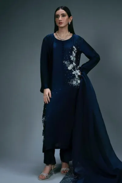 Sidra Fahad Dark Blue