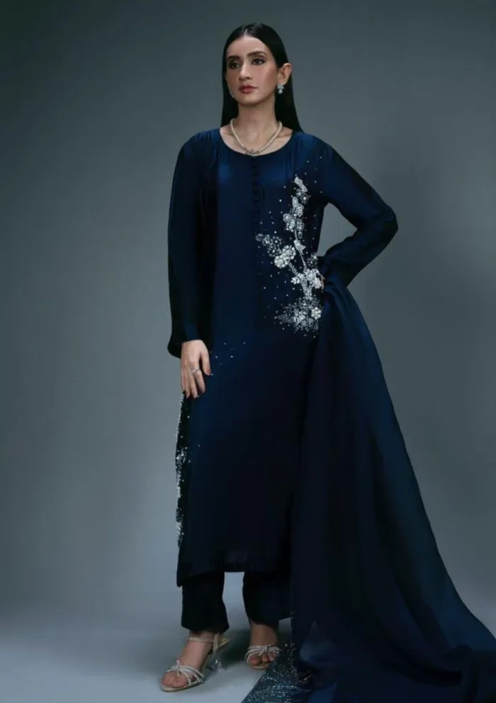 Sidra Fahad Dark Blue