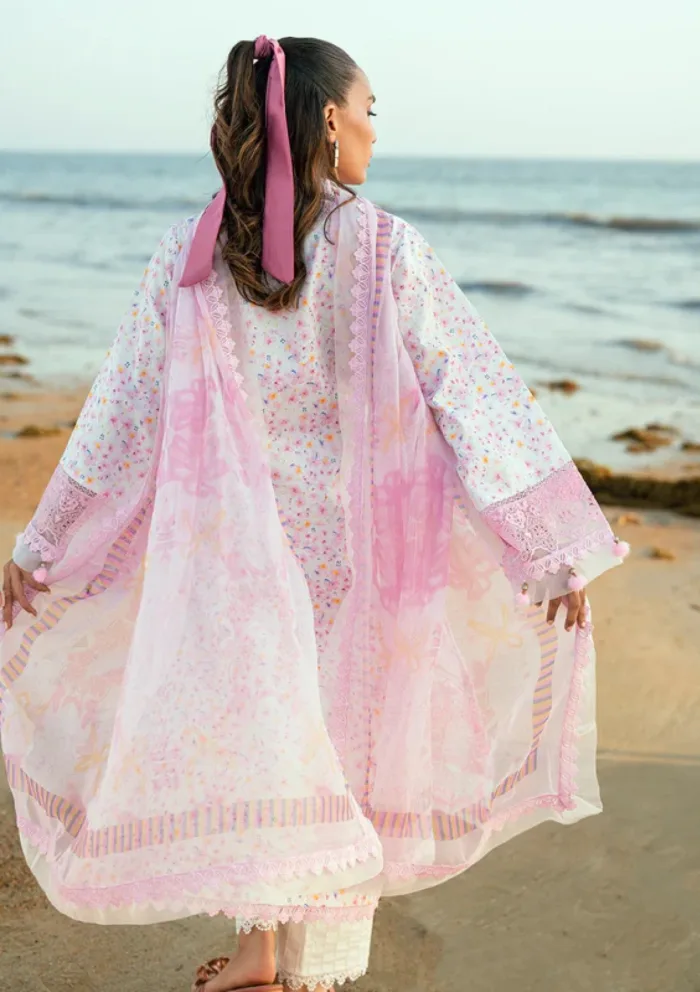 Sidra Fahad FLORA Lawnkaari 25 Luxury Lawn Collection - Image 2