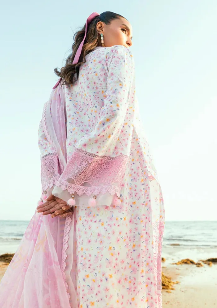 Sidra Fahad FLORA Lawnkaari 25 Luxury Lawn Collection - Image 3