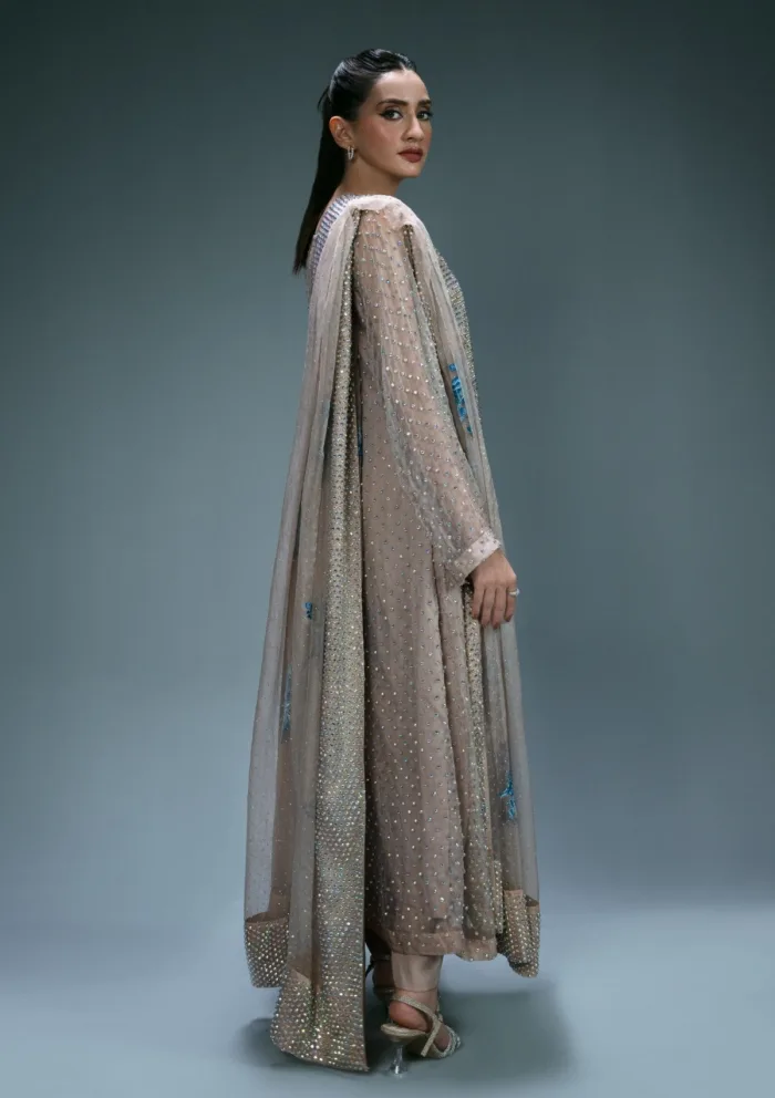 Sidra Fahad Ivory Elienna 24 Luxury Lawn Collection - Image 3