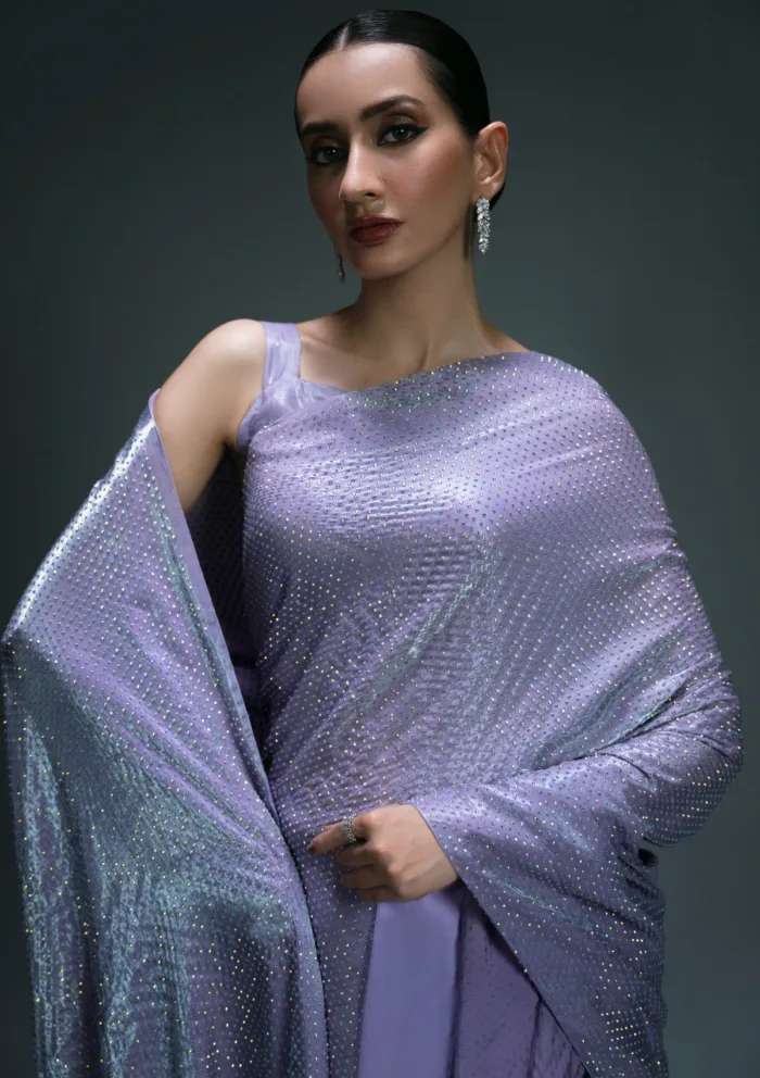 Sidra Fahad Lilac Elienna 24 Luxury Lawn Collection - Image 4