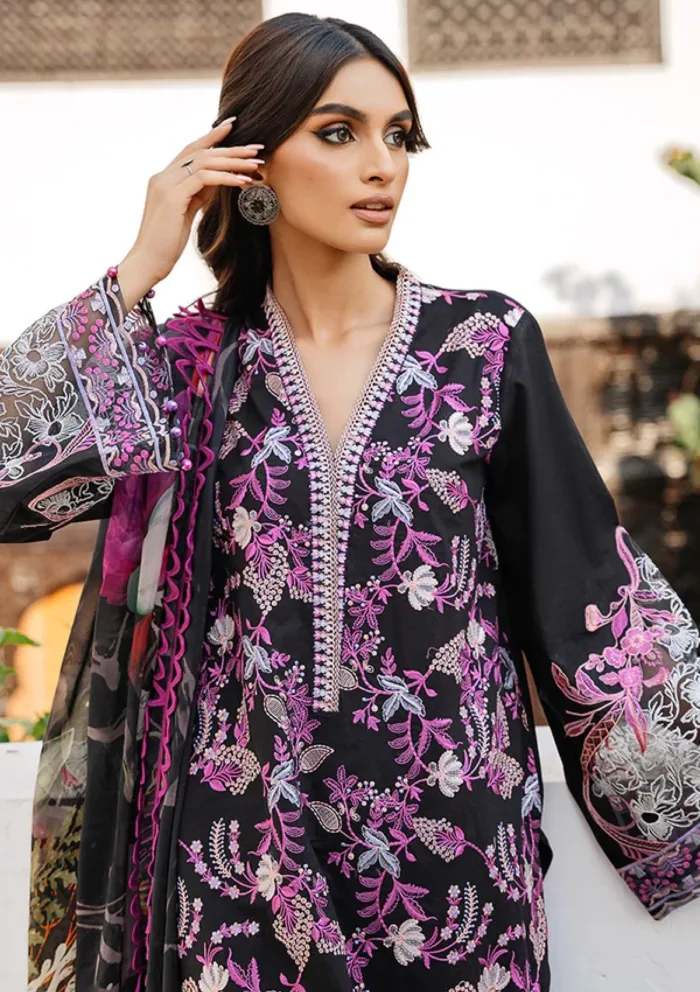 Sidra Fahad Volume II NAZNEEN Dastak Luxury Lawn Collection - Image 3