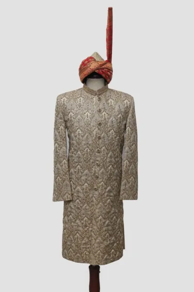 Stitched Collection T Mark Apparel Gents Sherwani Set TS 201