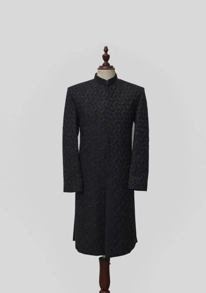Stitched Collection T Mark Apparel Gents Sherwani Set TS 204 Gents Sherwani Set- TS-204 Luxury Lawn Collection - Image 2