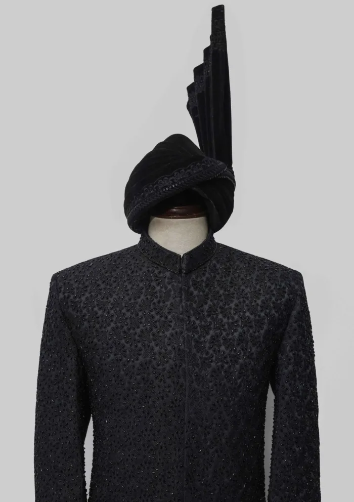 Stitched Collection T Mark Apparel Gents Sherwani Set TS 204 Gents Sherwani Set- TS-204 Luxury Lawn Collection - Image 3
