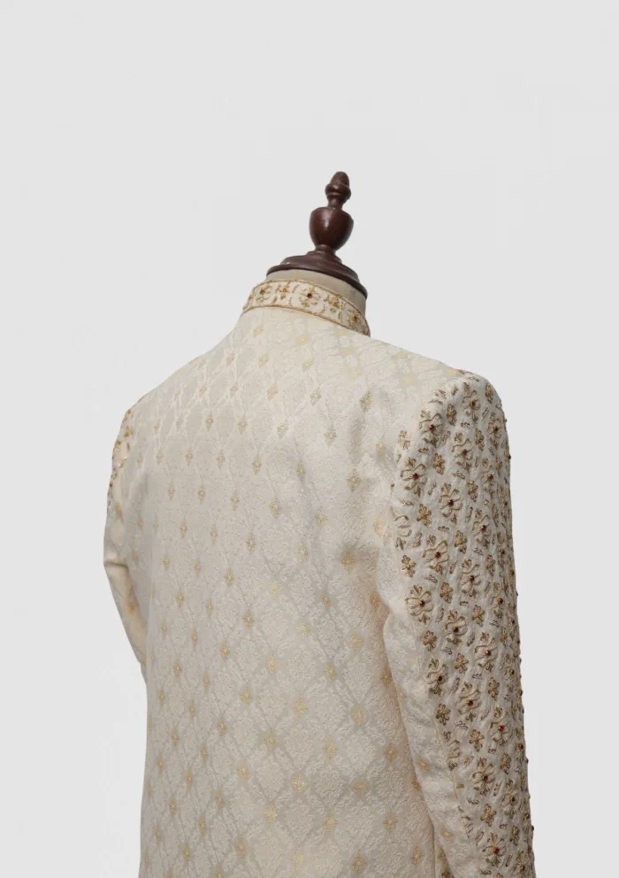 Stitched Collection T Mark Apparel Gents Sherwani Set TS 205 Gents Sherwani Set- TS-205 Luxury Lawn Collection - Image 3