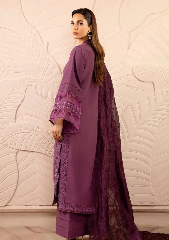 Tessa Chilly Charm Raw Silk Luxury Lawn Collection - Image 2