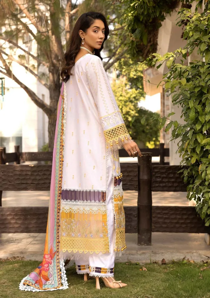 Tessa D 02 Amber Ember Luxury Lawn 25 Collection - Image 2