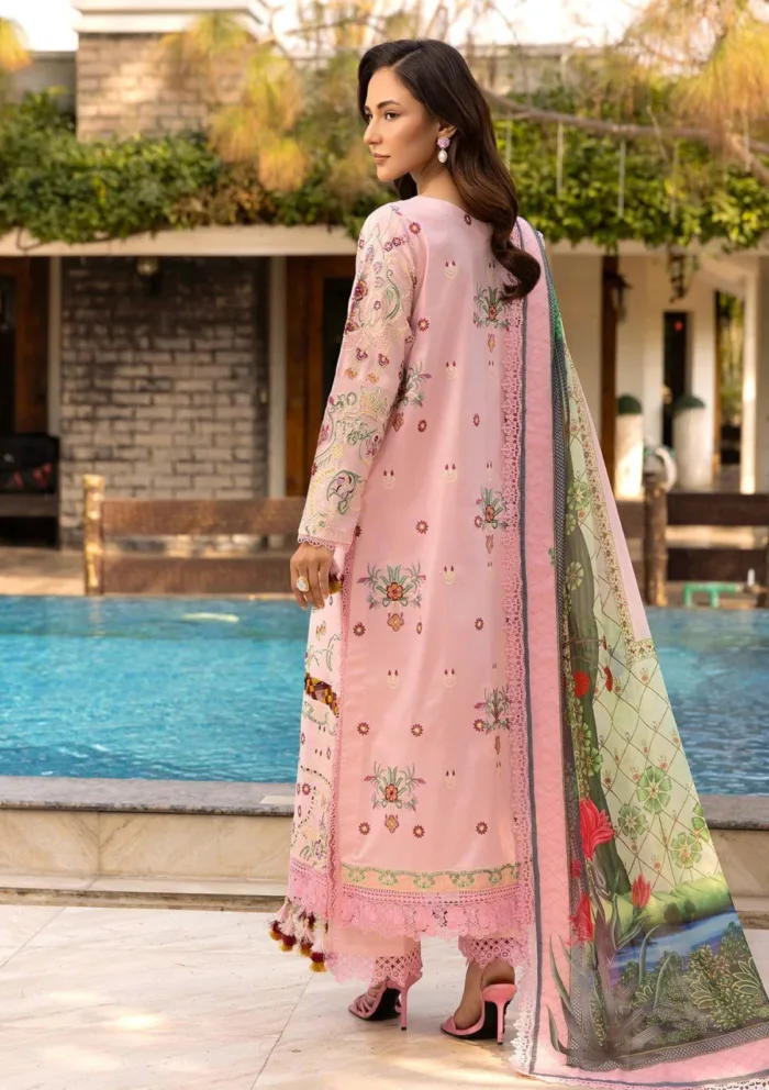 Tessa D 05 Rosewood Whisper Luxury Lawn 25 Collection - Image 2