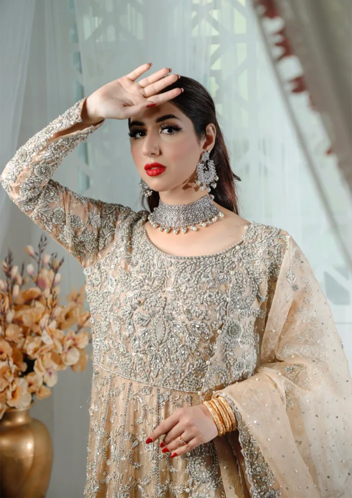 Wedding Collection Brides D 02 D 02 Luxury Lawn Collection - Image 4