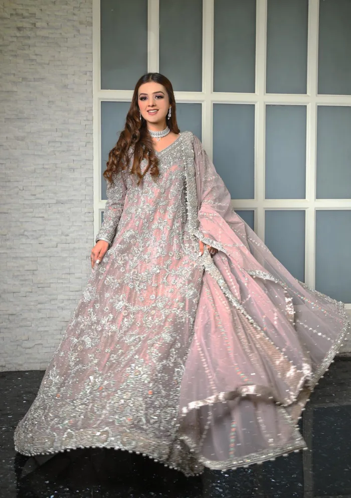 Wedding Collection Brides D 07 D 07 Luxury Lawn Collection - Image 4