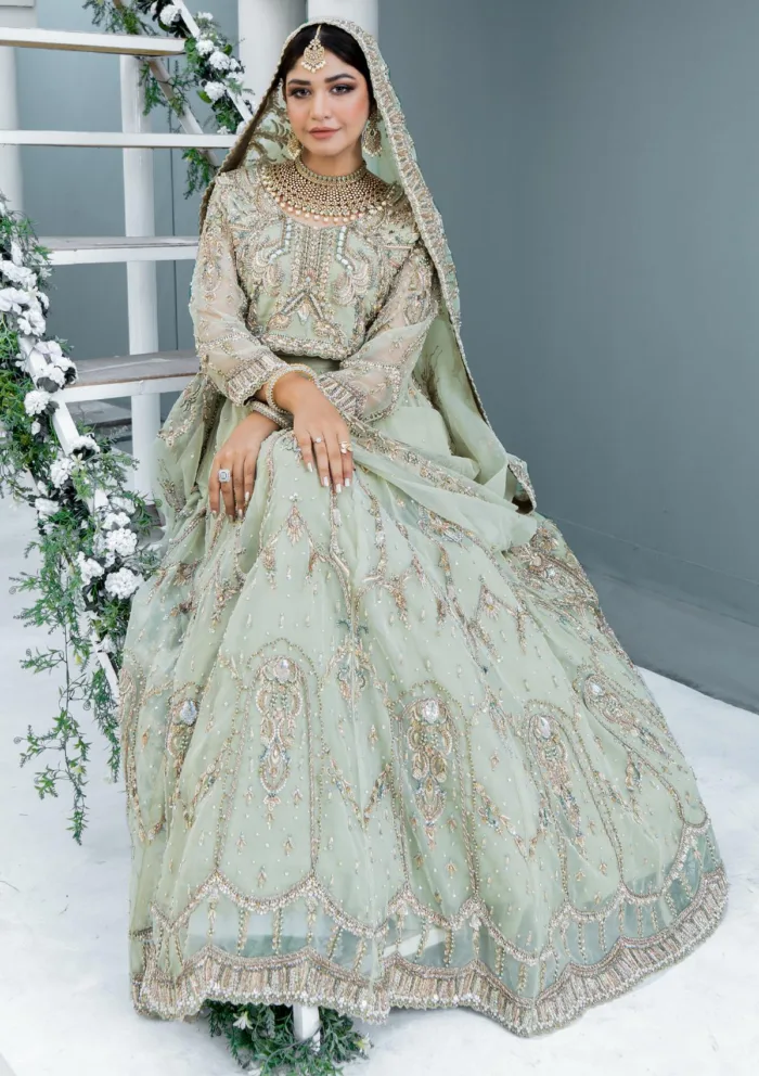 Wedding Collection Brides D 08 D 08 Luxury Lawn Collection - Image 3