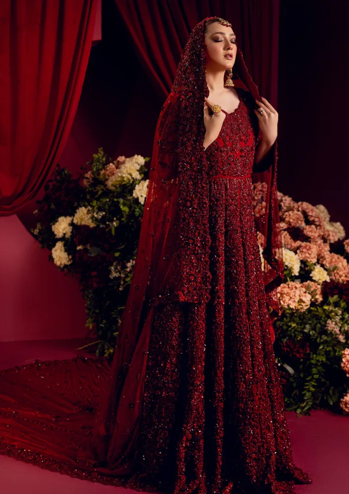 Wedding Collection Brides D 12 D 12 Luxury Lawn Collection - Image 17