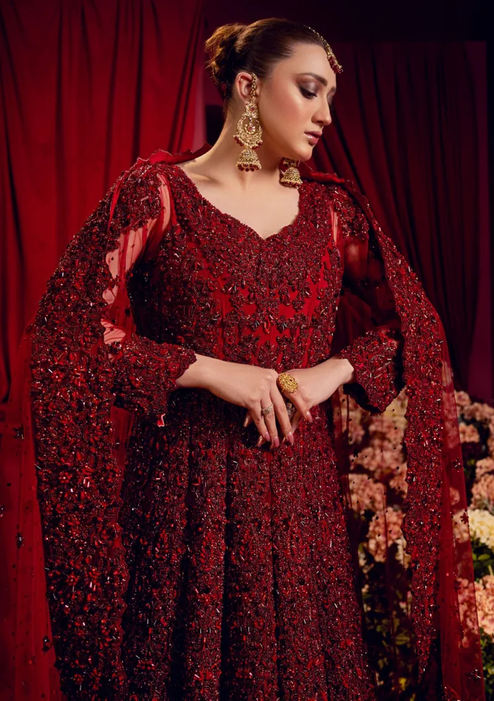 Wedding Collection Brides D 12 D 12 Luxury Lawn Collection - Image 19