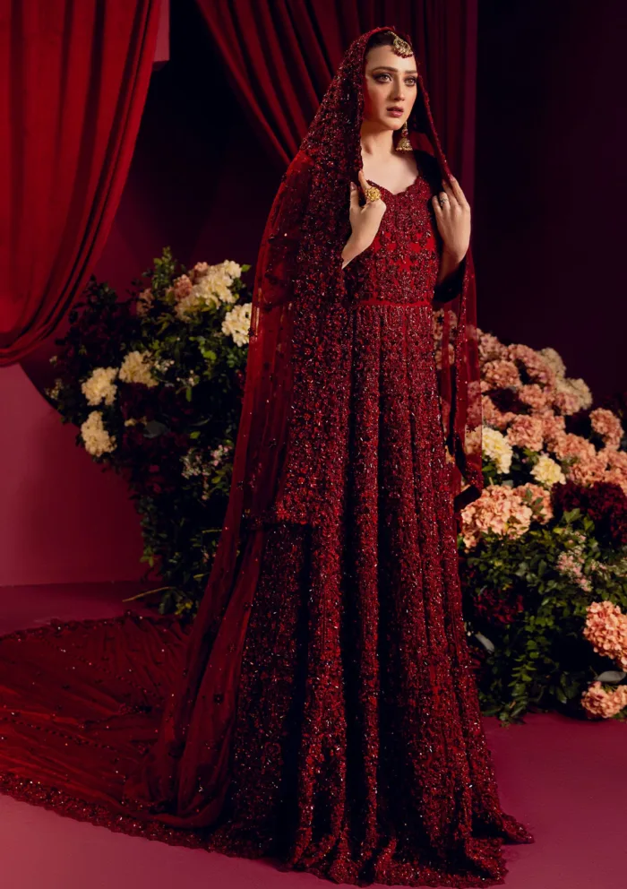 Wedding Collection Brides D 12 D 12 Luxury Lawn Collection - Image 6
