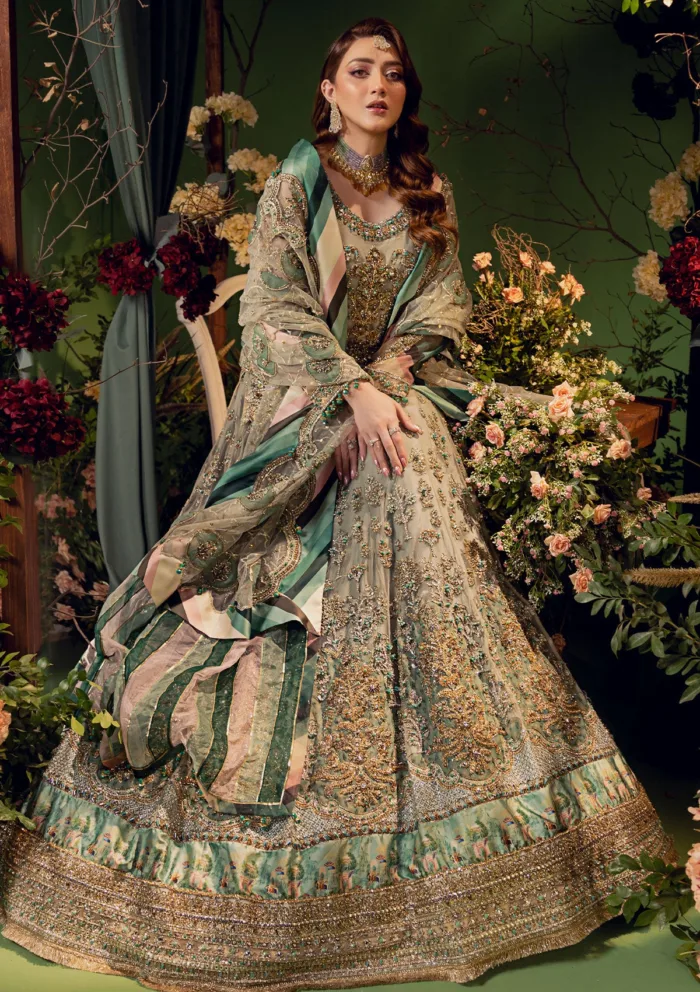 Wedding Collection Brides D 13 D 13 Luxury Lawn Collection - Image 2